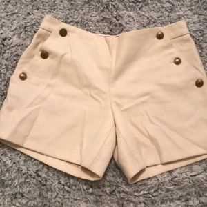 Wool Button Shorts